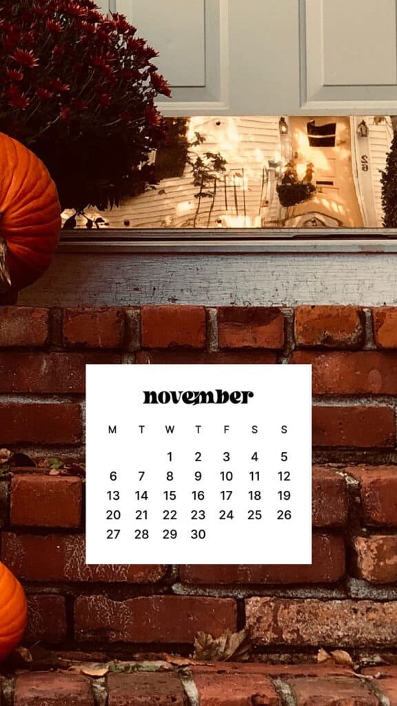 NOVEMBER 2023 WALLPAPERS – 45 FREE PHONE &#038; DESKTOP CALENDARS!, Oh So Lovely Blog