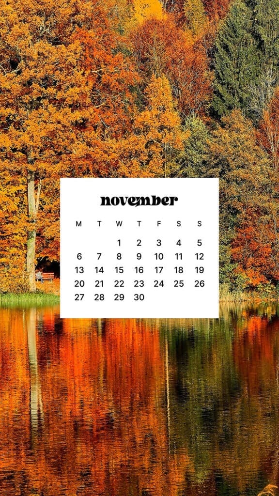 NOVEMBER 2023 WALLPAPERS – 45 FREE PHONE &#038; DESKTOP CALENDARS!, Oh So Lovely Blog