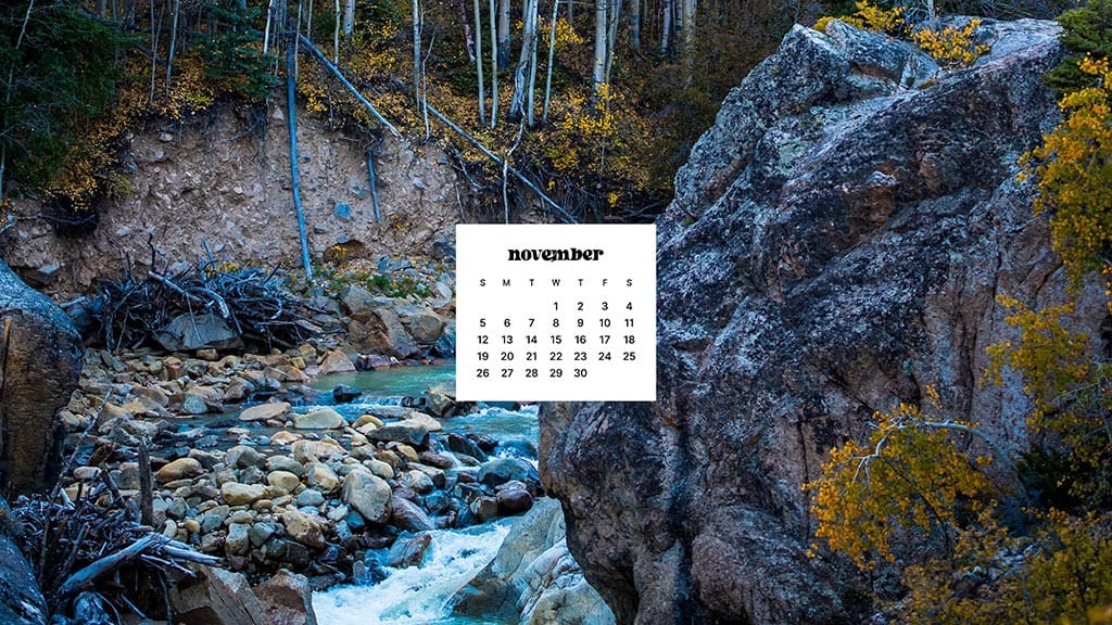 NOVEMBER 2023 WALLPAPERS – 45 FREE PHONE &#038; DESKTOP CALENDARS!, Oh So Lovely Blog