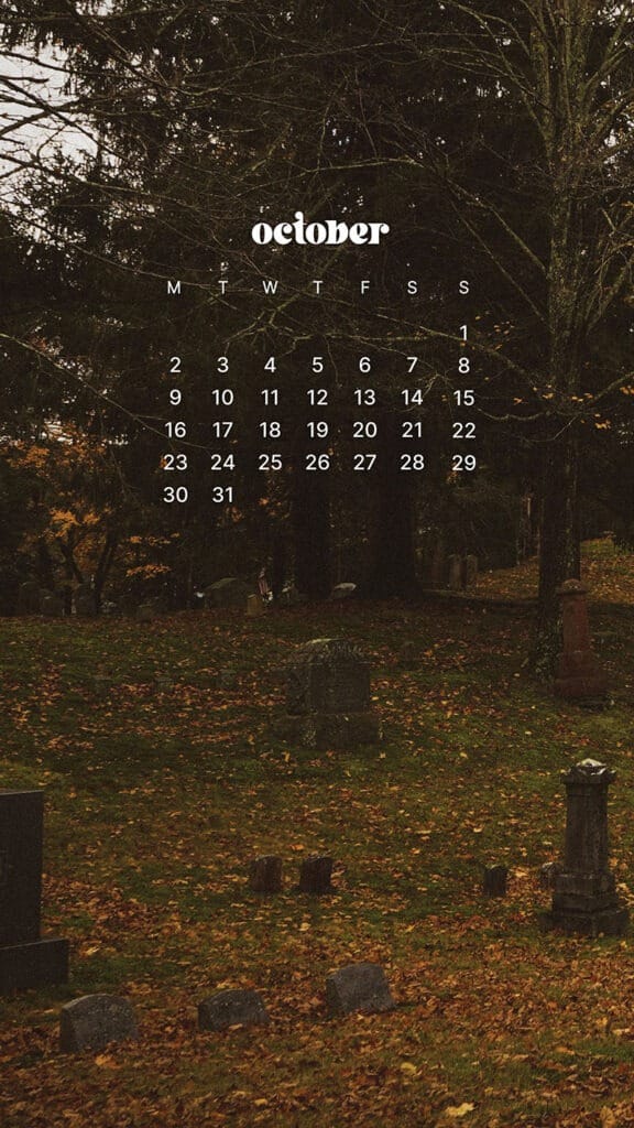 OCTOBER 2023 WALLPAPERS – 50 FREE PHONE &#038; DESKTOP CALENDARS!, Oh So Lovely Blog