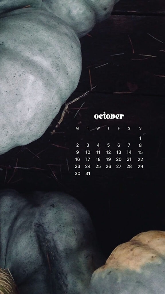 OCTOBER 2023 WALLPAPERS – 50 FREE PHONE &#038; DESKTOP CALENDARS!, Oh So Lovely Blog