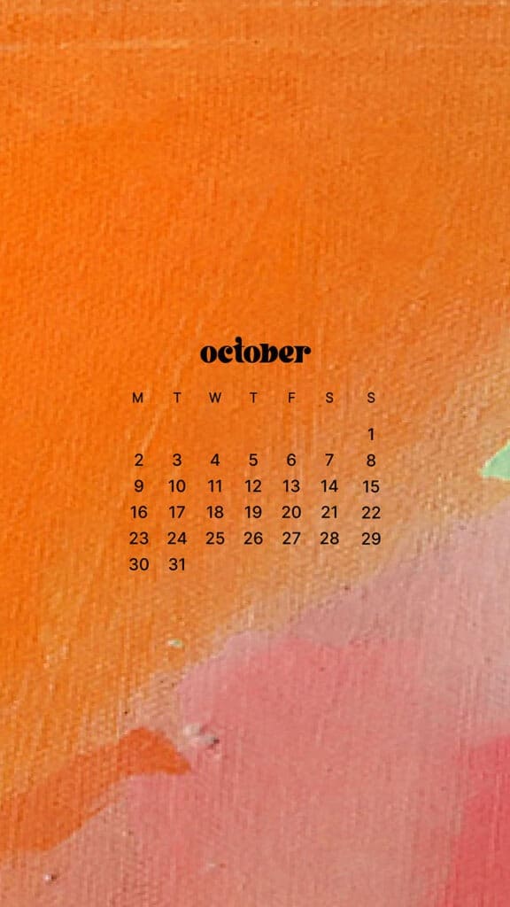 OCTOBER 2023 WALLPAPERS – 50 FREE PHONE &#038; DESKTOP CALENDARS!, Oh So Lovely Blog