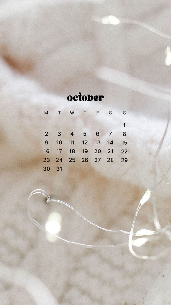 OCTOBER 2023 WALLPAPERS – 50 FREE PHONE &#038; DESKTOP CALENDARS!, Oh So Lovely Blog