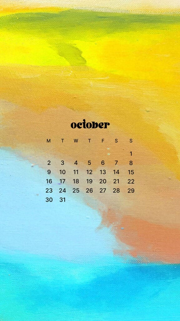 OCTOBER 2023 WALLPAPERS – 50 FREE PHONE &#038; DESKTOP CALENDARS!, Oh So Lovely Blog