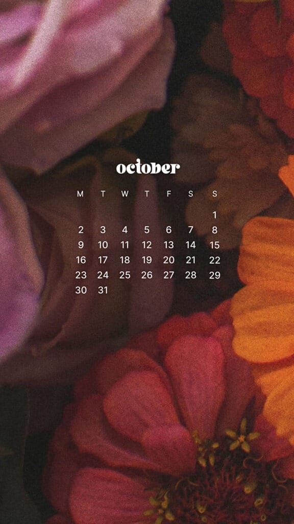 OCTOBER 2023 WALLPAPERS – 50 FREE PHONE &#038; DESKTOP CALENDARS!, Oh So Lovely Blog