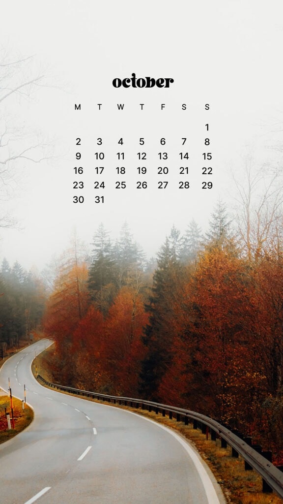 OCTOBER 2023 WALLPAPERS – 50 FREE PHONE &#038; DESKTOP CALENDARS!, Oh So Lovely Blog