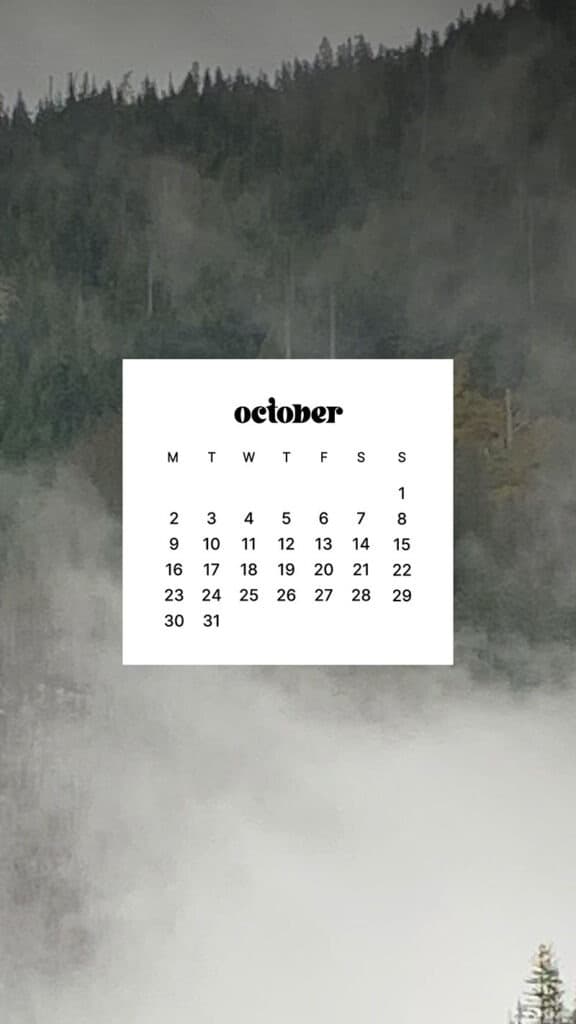 OCTOBER 2023 WALLPAPERS – 50 FREE PHONE &#038; DESKTOP CALENDARS!, Oh So Lovely Blog