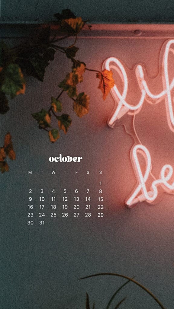 OCTOBER 2023 WALLPAPERS – 50 FREE PHONE &#038; DESKTOP CALENDARS!, Oh So Lovely Blog