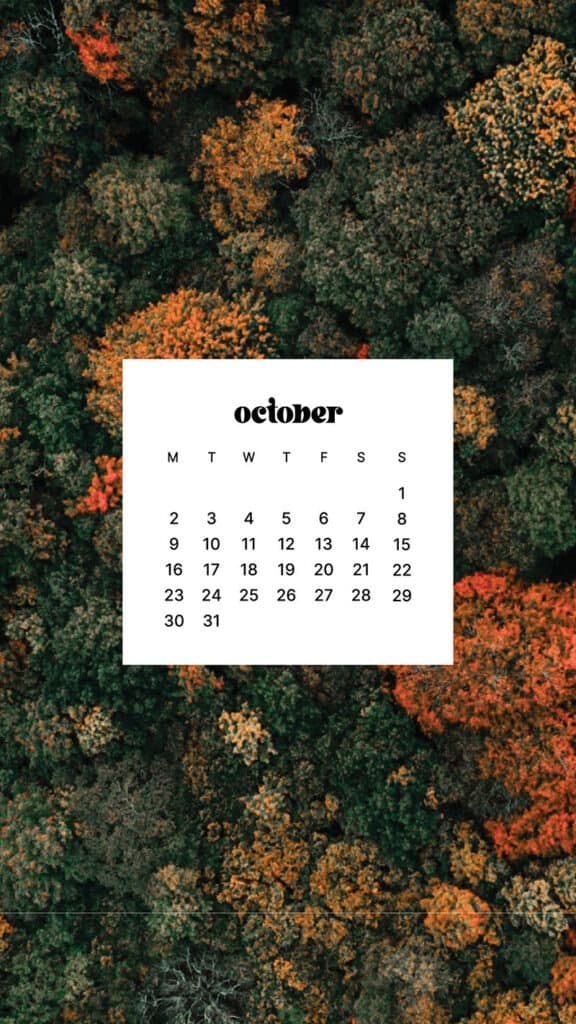 OCTOBER 2023 WALLPAPERS – 50 FREE PHONE &#038; DESKTOP CALENDARS!, Oh So Lovely Blog