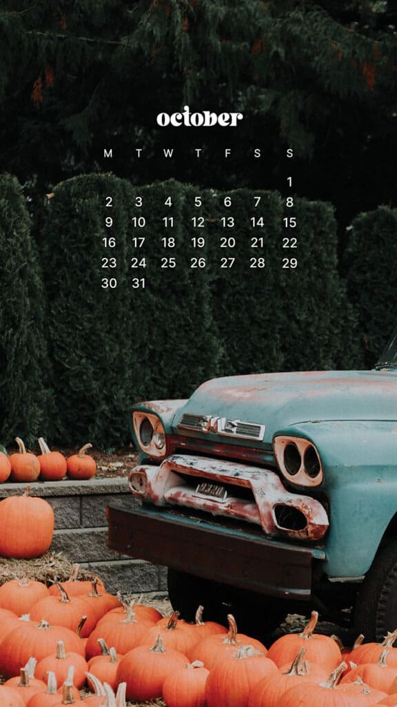 OCTOBER 2023 WALLPAPERS – 50 FREE PHONE &#038; DESKTOP CALENDARS!, Oh So Lovely Blog