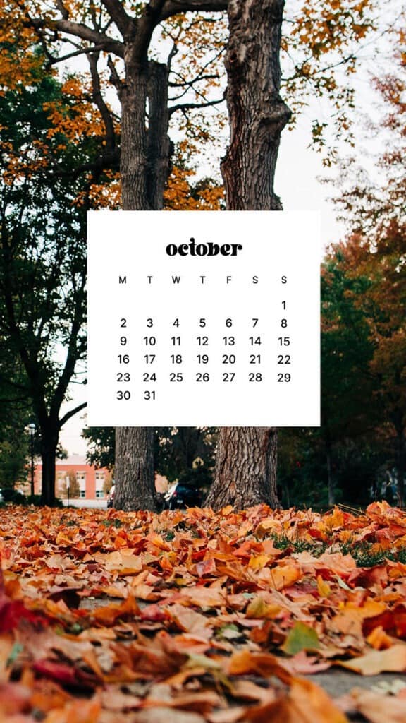 OCTOBER 2023 WALLPAPERS – 50 FREE PHONE &#038; DESKTOP CALENDARS!, Oh So Lovely Blog