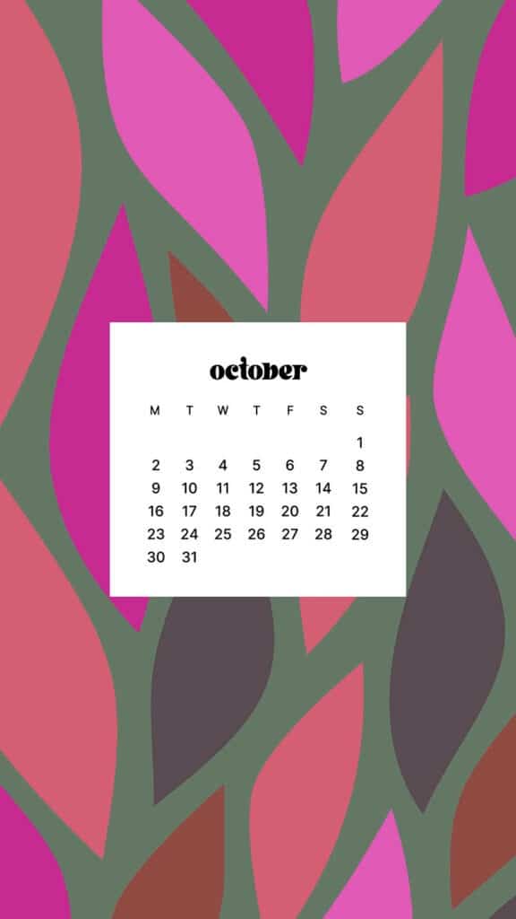 OCTOBER 2023 WALLPAPERS – 50 FREE PHONE &#038; DESKTOP CALENDARS!, Oh So Lovely Blog