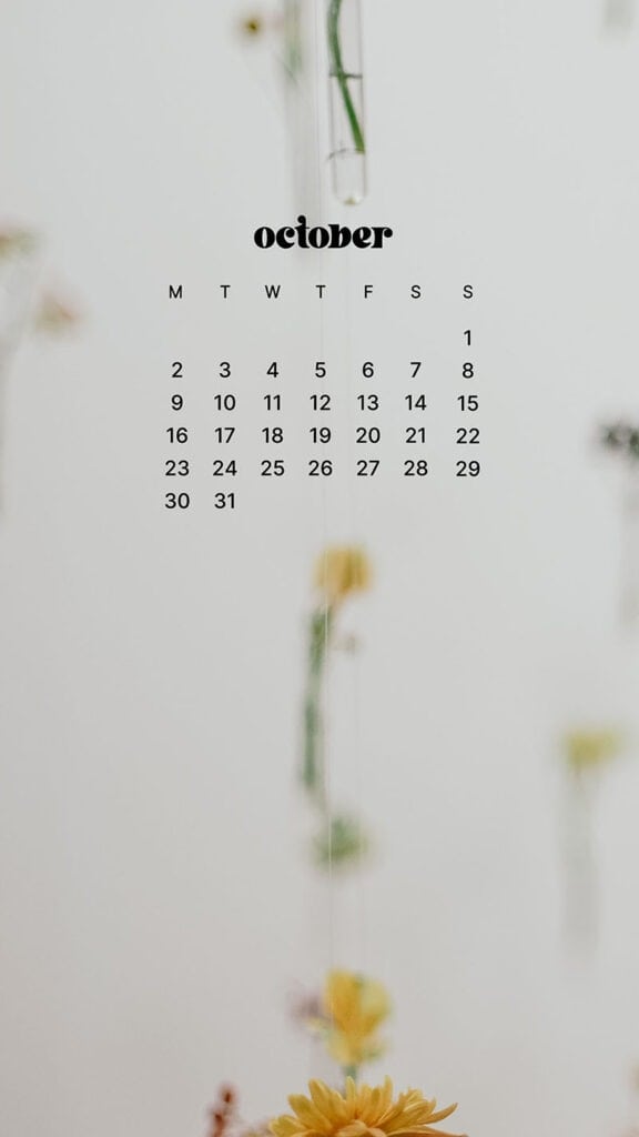 OCTOBER 2023 WALLPAPERS – 50 FREE PHONE &#038; DESKTOP CALENDARS!, Oh So Lovely Blog