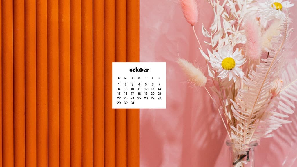 OCTOBER 2023 WALLPAPERS – 50 FREE PHONE &#038; DESKTOP CALENDARS!, Oh So Lovely Blog