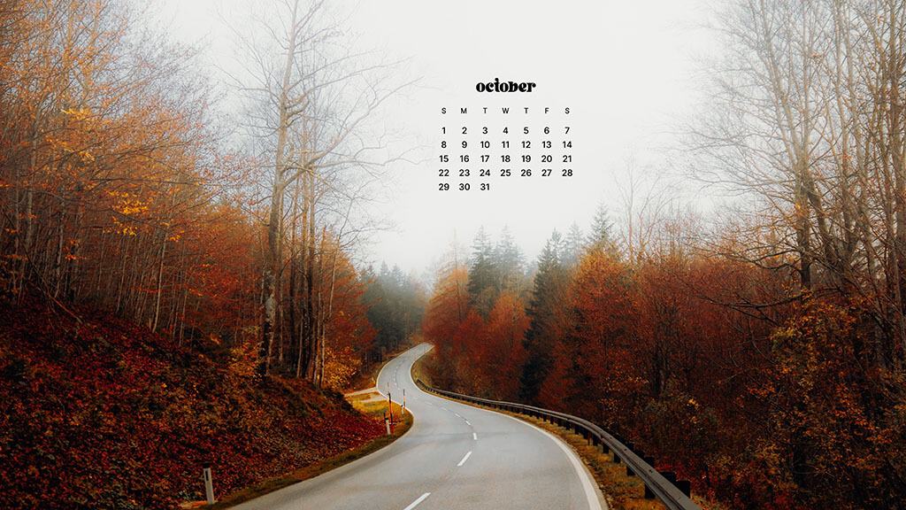 OCTOBER 2023 WALLPAPERS – 50 FREE PHONE &#038; DESKTOP CALENDARS!, Oh So Lovely Blog