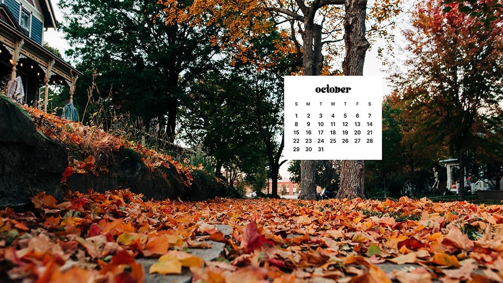 OCTOBER 2023 WALLPAPERS – 50 FREE PHONE &#038; DESKTOP CALENDARS!, Oh So Lovely Blog