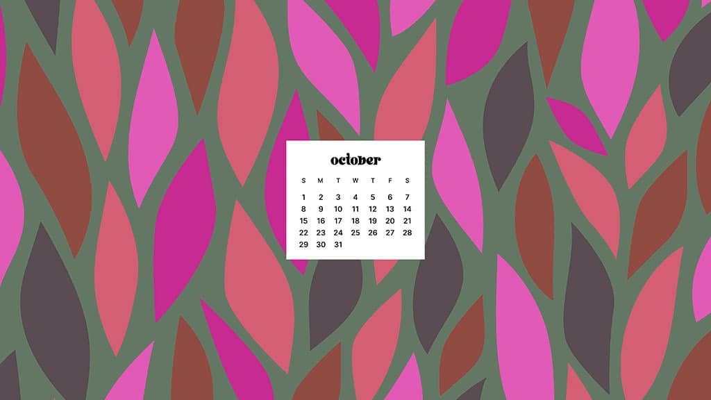 OCTOBER 2023 WALLPAPERS – 50 FREE PHONE &#038; DESKTOP CALENDARS!, Oh So Lovely Blog