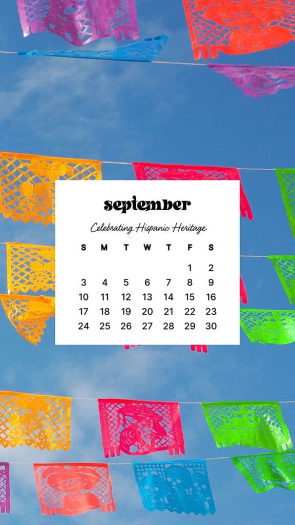 HISPANIC HERITAGE MONTH WALLPAPERS – 48 FREE OPTIONS – SEPTEMBER 20231, Oh So Lovely Blog