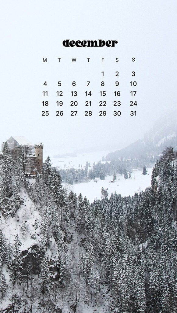 DECEMBER 2023 WALLPAPERS – 96 FREE PHONE &#038; DESKTOP CALENDARS!, Oh So Lovely Blog