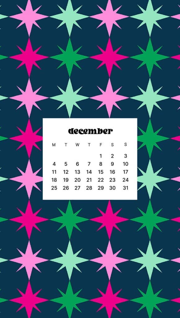 DECEMBER 2023 WALLPAPERS – 96 FREE PHONE &#038; DESKTOP CALENDARS!, Oh So Lovely Blog