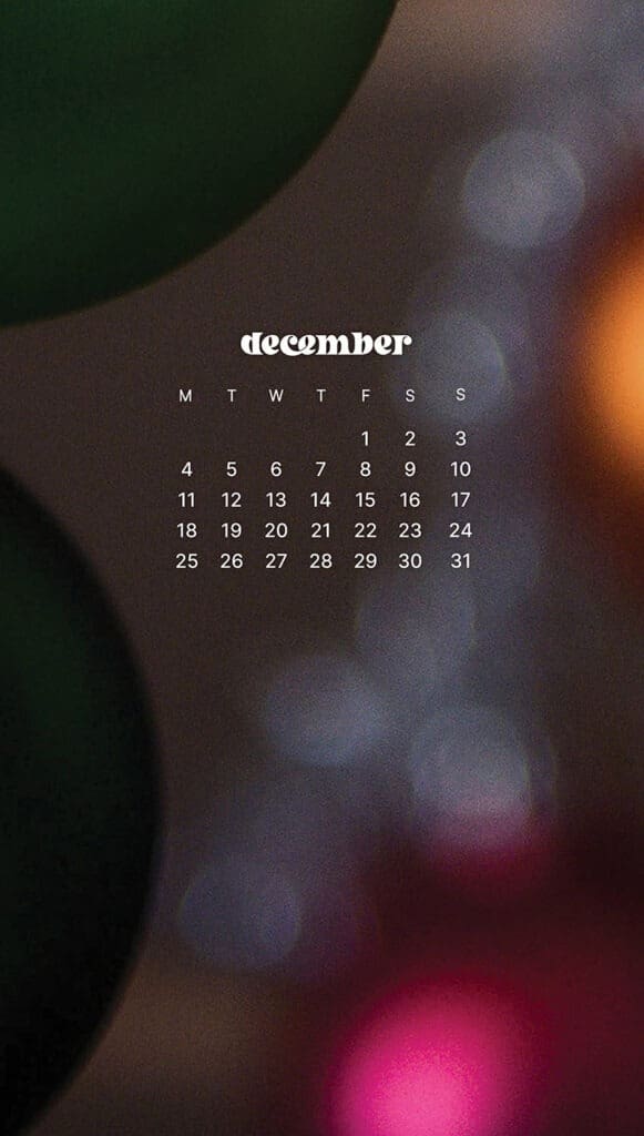 DECEMBER 2023 WALLPAPERS – 96 FREE PHONE &#038; DESKTOP CALENDARS!, Oh So Lovely Blog