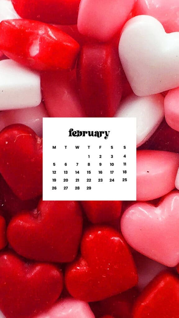 FEBRUARY 2024 WALLPAPERS – 60 FREE PHONE &#038; DESKTOP CALENDARS!, Oh So Lovely Blog