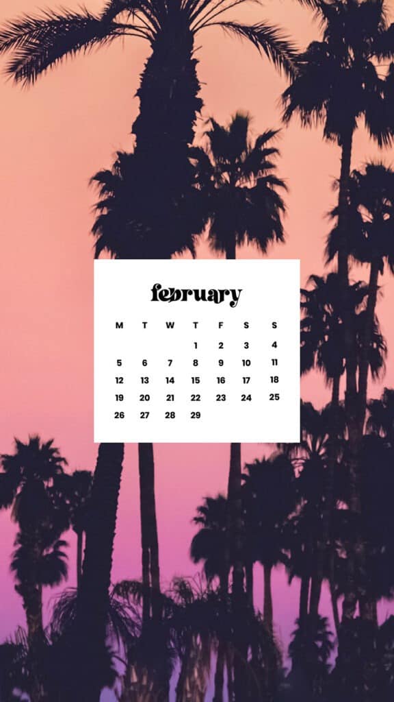 FEBRUARY 2024 WALLPAPERS – 60 FREE PHONE &#038; DESKTOP CALENDARS!, Oh So Lovely Blog