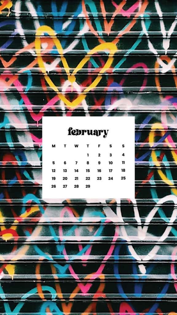 FEBRUARY 2024 WALLPAPERS – 60 FREE PHONE &#038; DESKTOP CALENDARS!, Oh So Lovely Blog