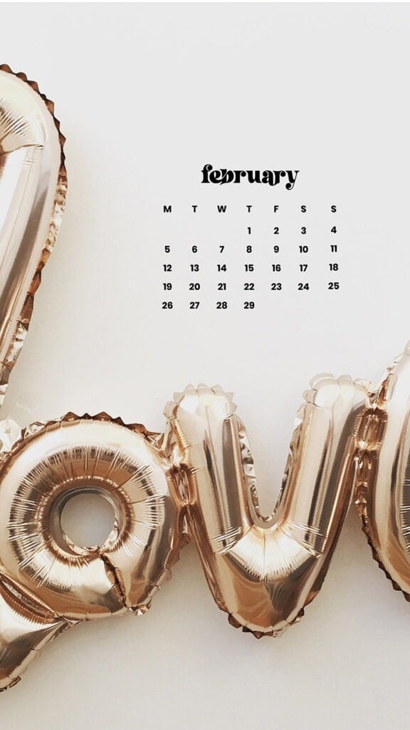 FEBRUARY 2024 WALLPAPERS – 60 FREE PHONE &#038; DESKTOP CALENDARS!, Oh So Lovely Blog