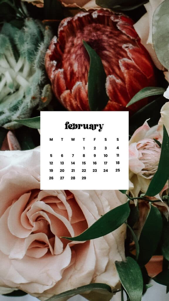 FEBRUARY 2024 WALLPAPERS – 60 FREE PHONE &#038; DESKTOP CALENDARS!, Oh So Lovely Blog