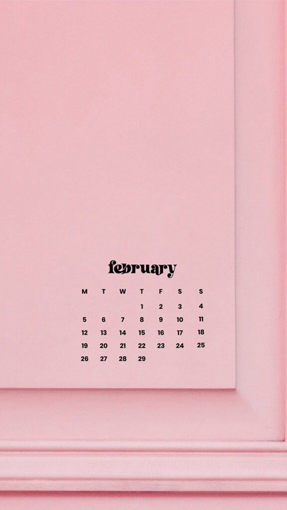 FEBRUARY 2024 WALLPAPERS – 60 FREE PHONE &#038; DESKTOP CALENDARS!, Oh So Lovely Blog