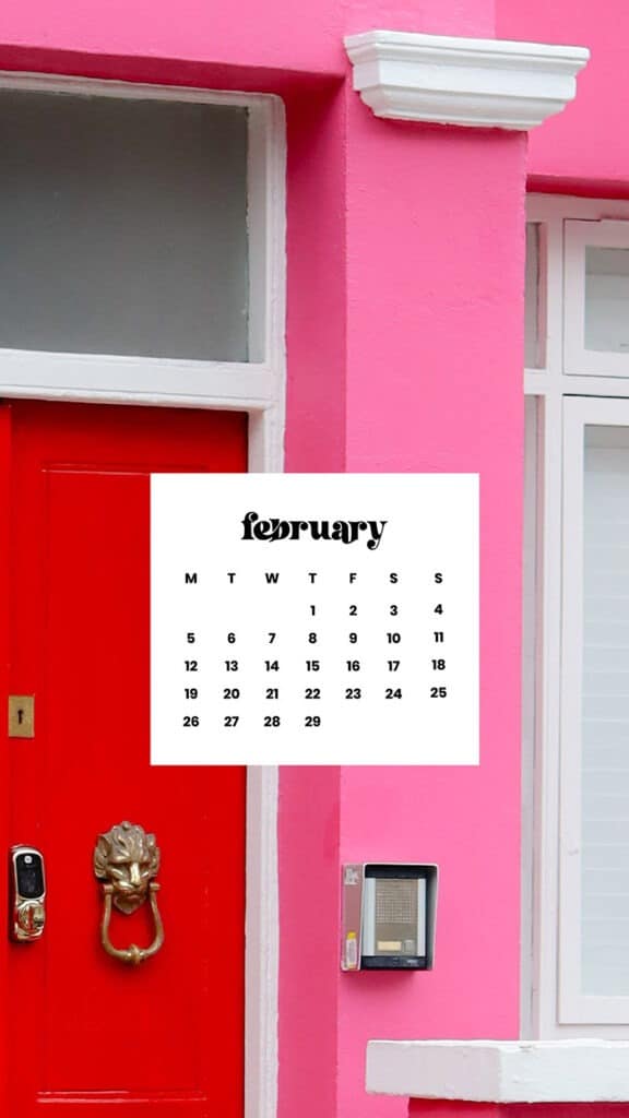 FEBRUARY 2024 WALLPAPERS – 60 FREE PHONE &#038; DESKTOP CALENDARS!, Oh So Lovely Blog