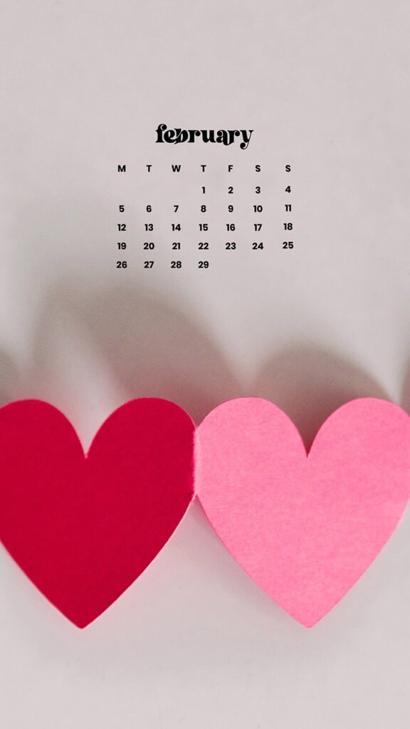 FEBRUARY 2024 WALLPAPERS – 60 FREE PHONE &#038; DESKTOP CALENDARS!, Oh So Lovely Blog