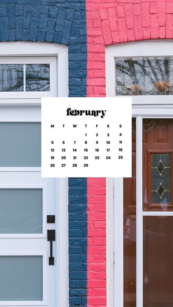 FEBRUARY 2024 WALLPAPERS – 60 FREE PHONE &#038; DESKTOP CALENDARS!, Oh So Lovely Blog