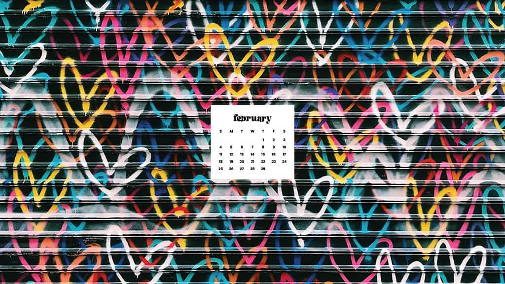 FEBRUARY 2024 WALLPAPERS – 60 FREE PHONE &#038; DESKTOP CALENDARS!, Oh So Lovely Blog