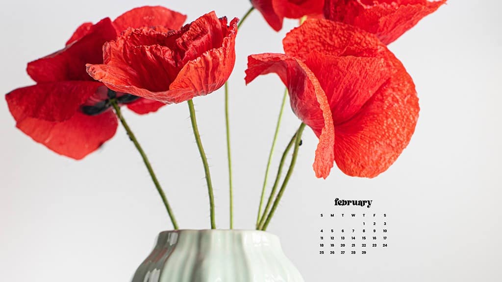 FEBRUARY 2024 WALLPAPERS – 60 FREE PHONE &#038; DESKTOP CALENDARS!, Oh So Lovely Blog