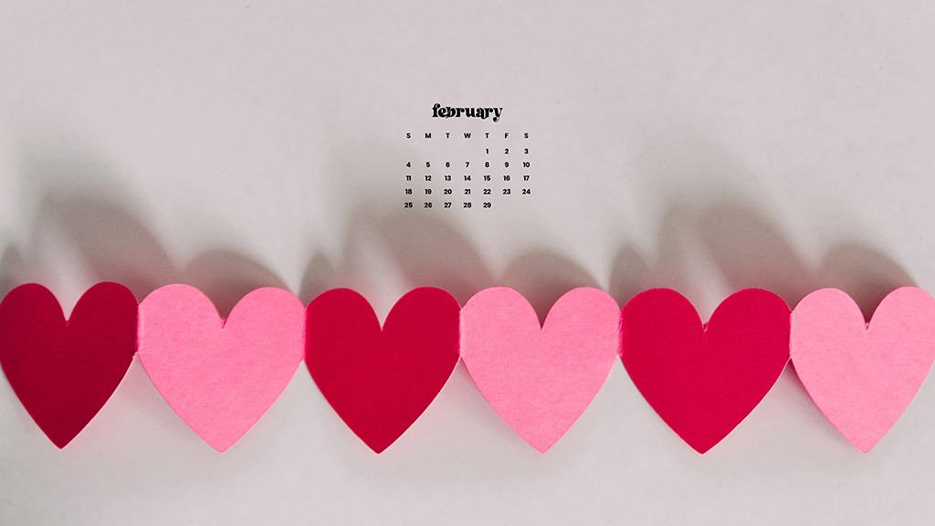 FEBRUARY 2024 WALLPAPERS – 60 FREE PHONE &#038; DESKTOP CALENDARS!, Oh So Lovely Blog