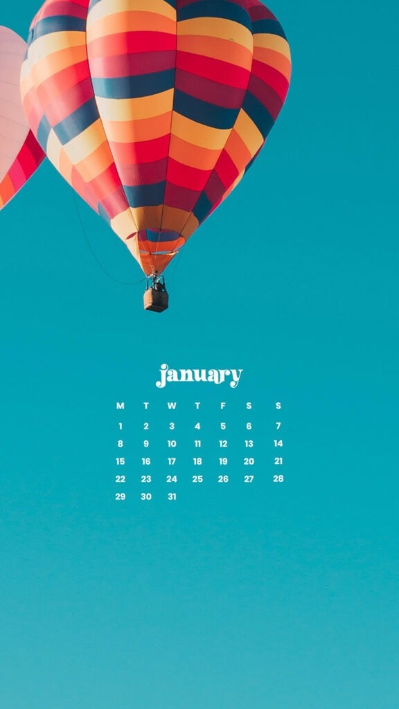 JANUARY 2024 – 60 FREE PHONE &#038; DESKTOP CALENDARS!, Oh So Lovely Blog