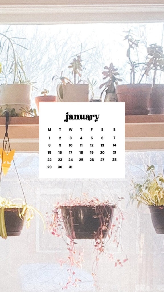 JANUARY 2024 – 60 FREE PHONE &#038; DESKTOP CALENDARS!, Oh So Lovely Blog