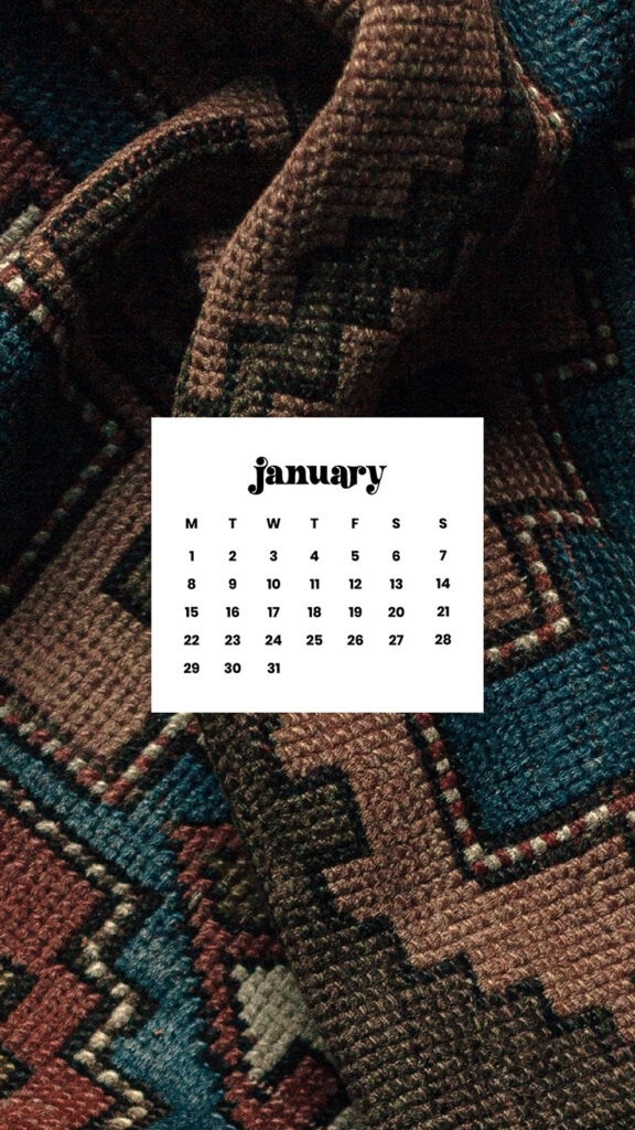 JANUARY 2024 – 60 FREE PHONE &#038; DESKTOP CALENDARS!, Oh So Lovely Blog