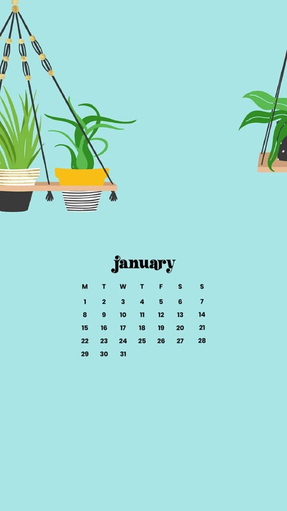 JANUARY 2024 – 60 FREE PHONE &#038; DESKTOP CALENDARS!, Oh So Lovely Blog