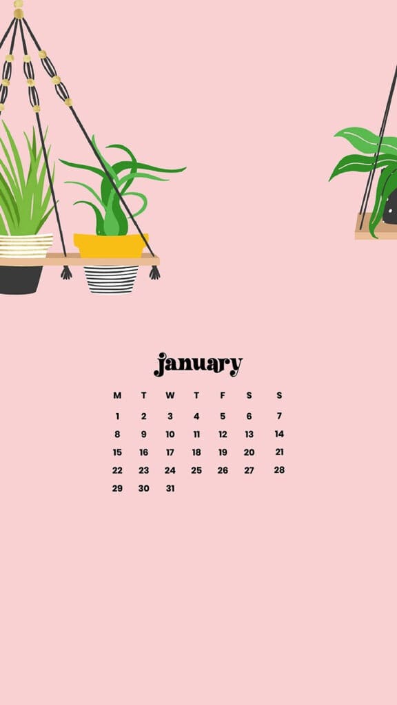 JANUARY 2024 – 60 FREE PHONE &#038; DESKTOP CALENDARS!, Oh So Lovely Blog