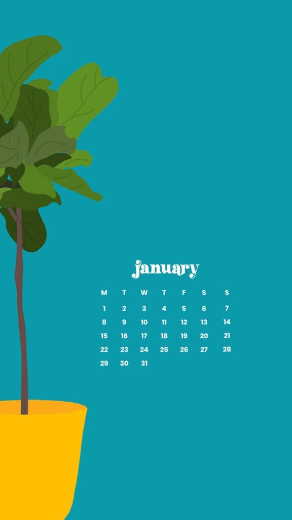 JANUARY 2024 – 60 FREE PHONE &#038; DESKTOP CALENDARS!, Oh So Lovely Blog