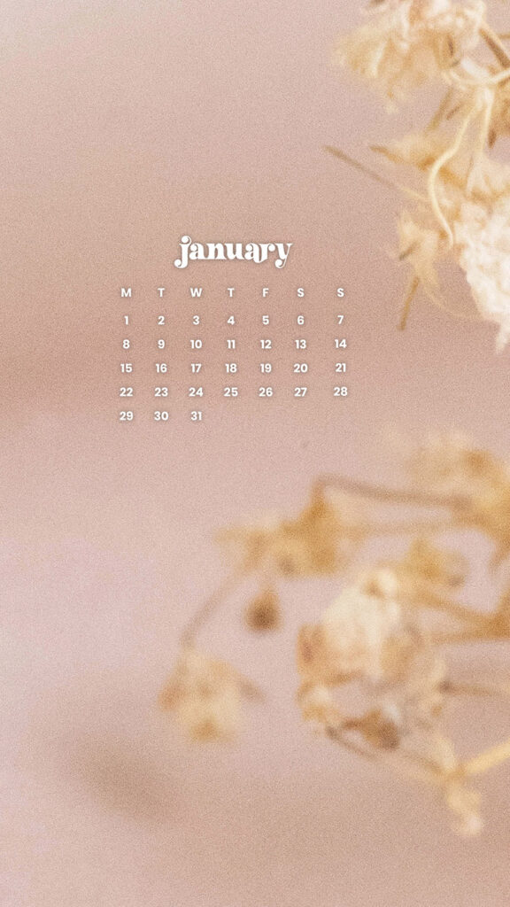 JANUARY 2024 – 60 FREE PHONE &#038; DESKTOP CALENDARS!, Oh So Lovely Blog