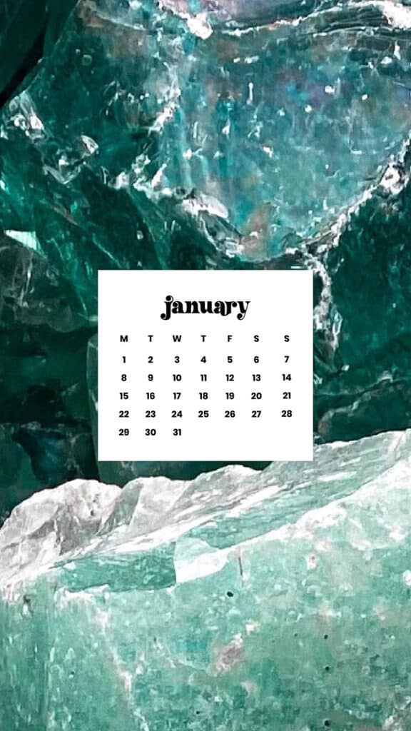 JANUARY 2024 – 60 FREE PHONE &#038; DESKTOP CALENDARS!, Oh So Lovely Blog