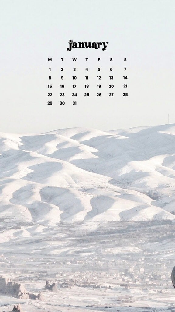 JANUARY 2024 – 60 FREE PHONE &#038; DESKTOP CALENDARS!, Oh So Lovely Blog