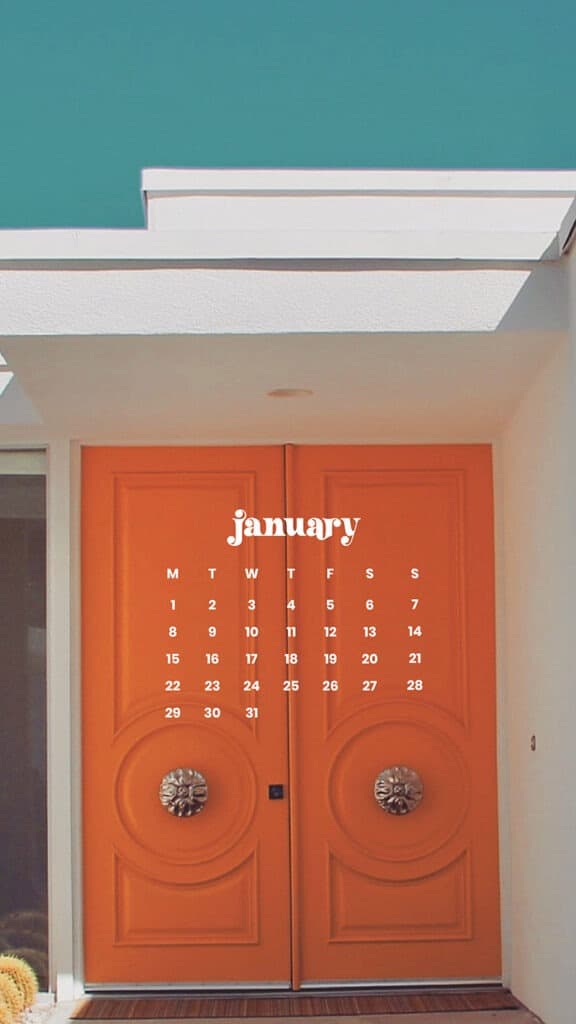 JANUARY 2024 – 60 FREE PHONE &#038; DESKTOP CALENDARS!, Oh So Lovely Blog