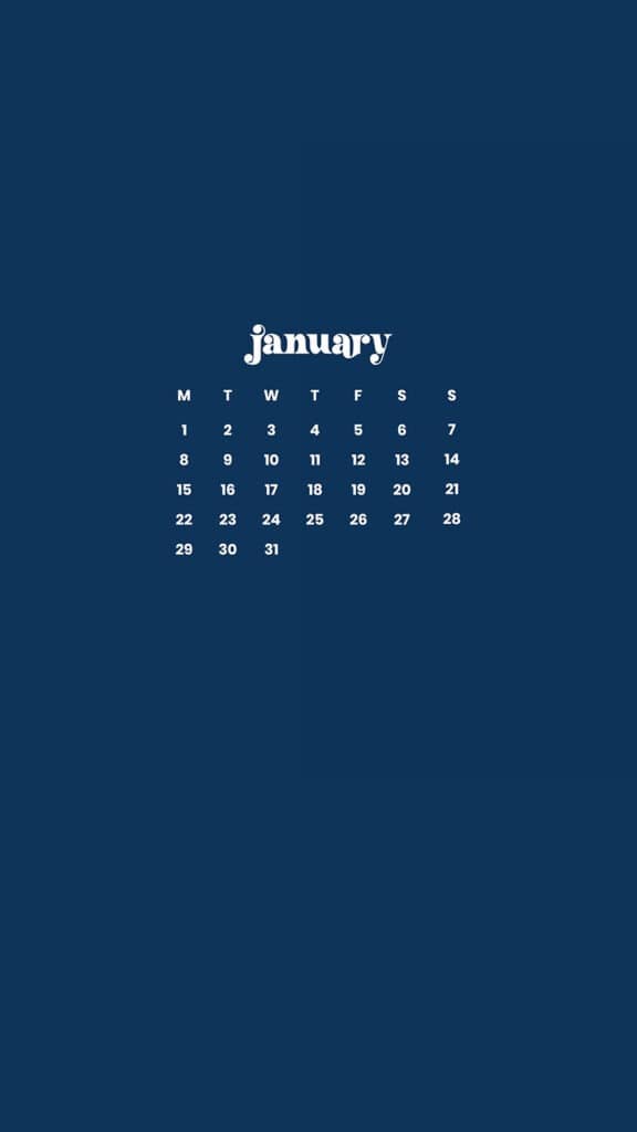 JANUARY 2024 – 60 FREE PHONE &#038; DESKTOP CALENDARS!, Oh So Lovely Blog