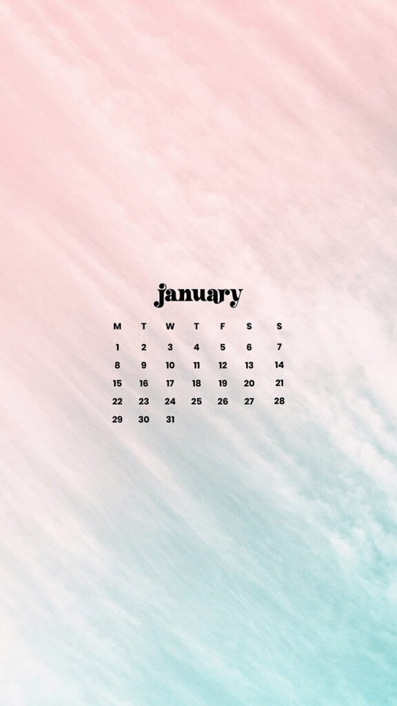 JANUARY 2024 – 60 FREE PHONE &#038; DESKTOP CALENDARS!, Oh So Lovely Blog