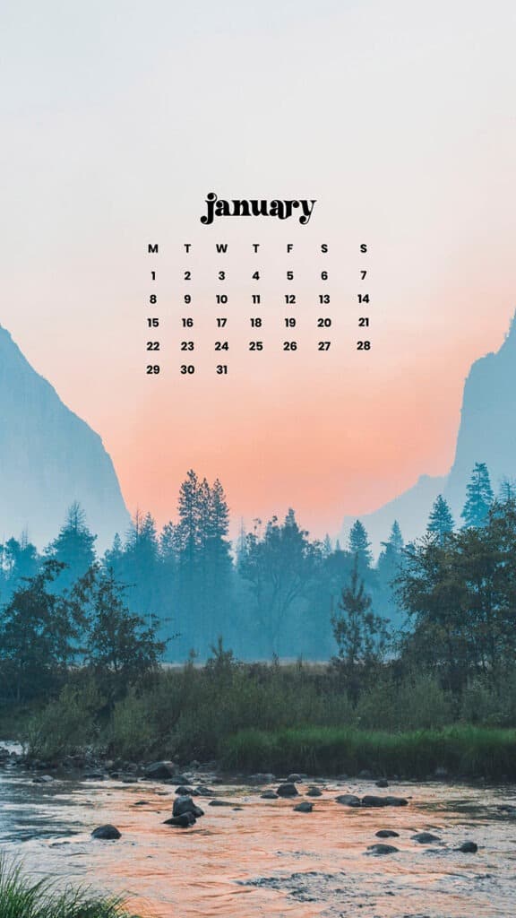 JANUARY 2024 – 60 FREE PHONE &#038; DESKTOP CALENDARS!, Oh So Lovely Blog